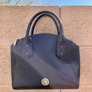 Anne Klein Black Shoulder/Tote Bag